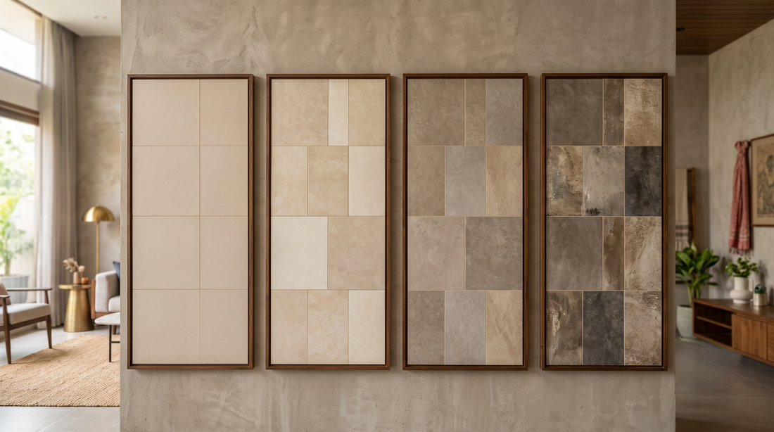 V1 to V4 tile shade variation guide